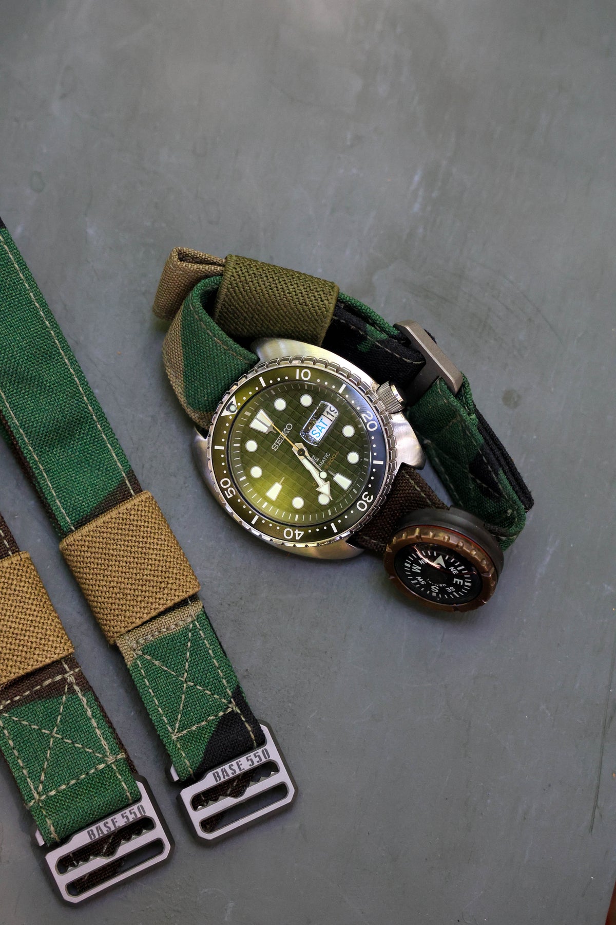 BASE 550 G.H.N. 錶帶 (M81 Woodland Cordura)