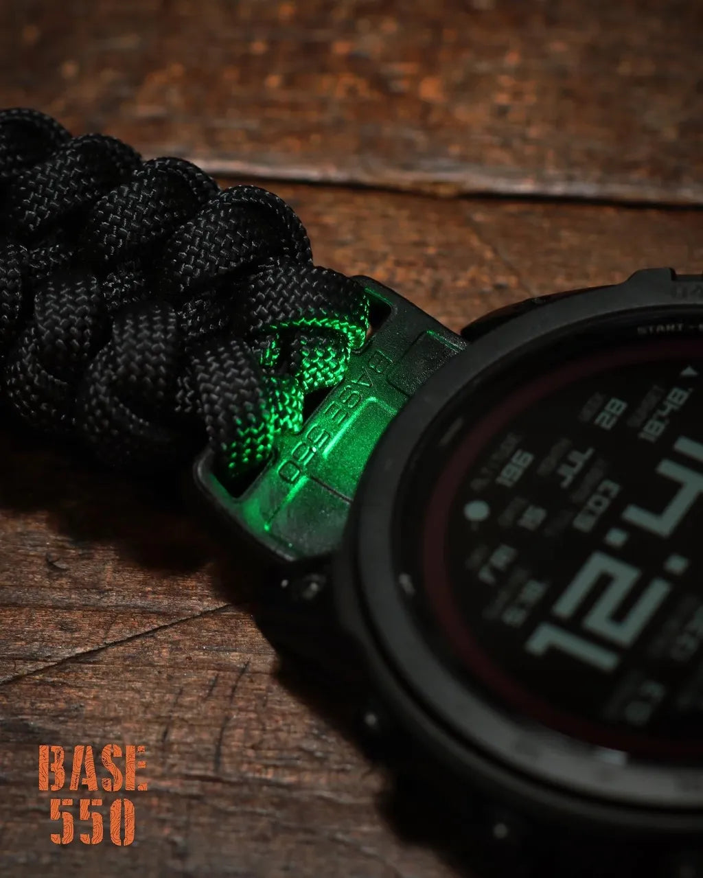 BASE 550 Cobra buckle paracord watch strap