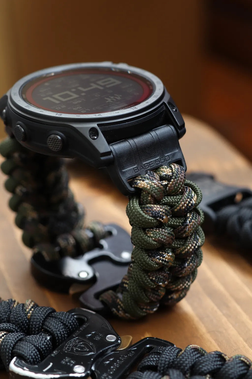BASE 550 Cobra buckle paracord watch strap