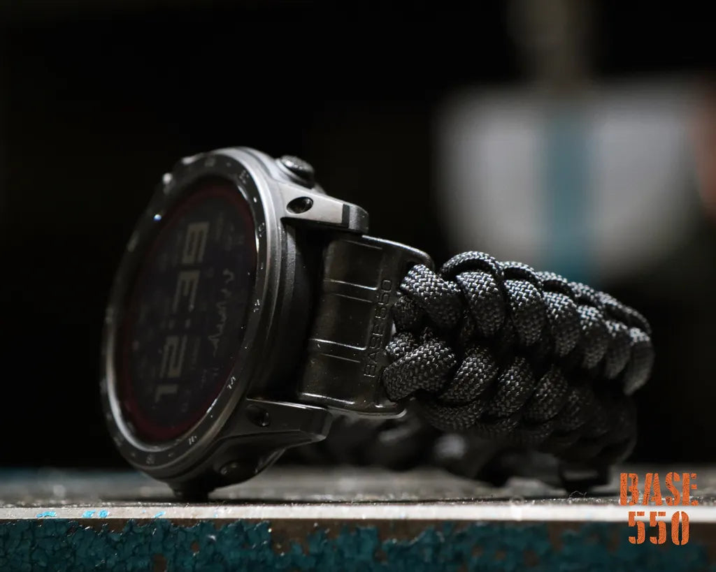 BASE 550 Duraflex buckle paracord watch strap
