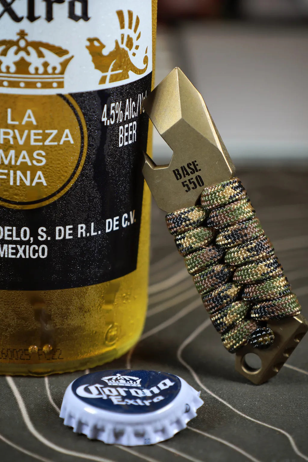 BASE 550 Beer Buddy V2 | Titanium Alloy EDC (Everyday Carry) Tool