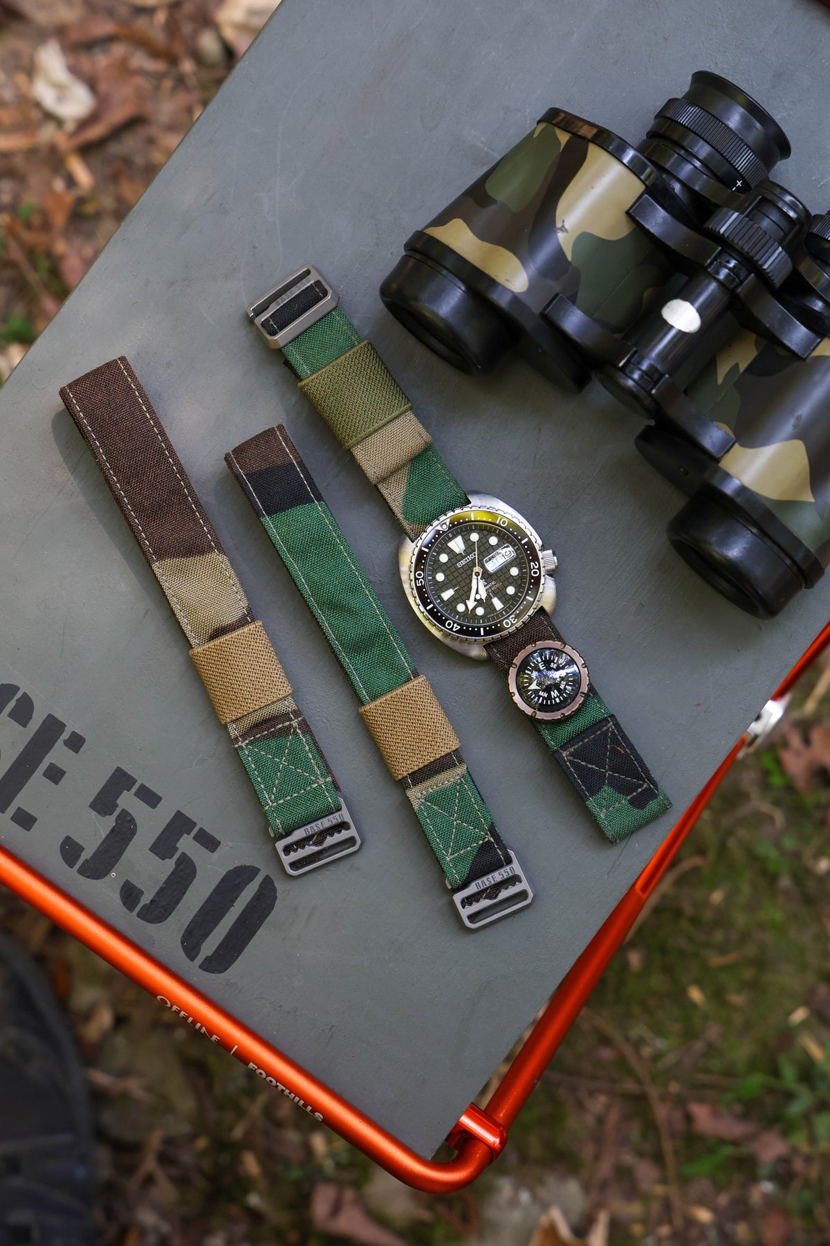 BASE 550 G.H.N. 錶帶 (M81 Woodland Cordura)