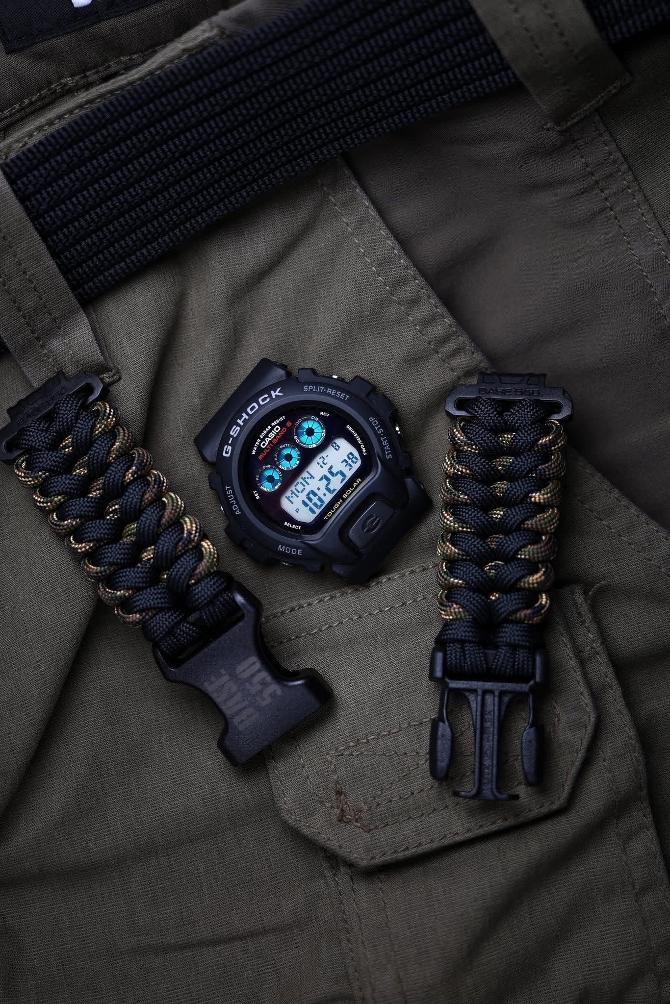 BASE 550 Duraflex Buckle Paracord Watch Strap