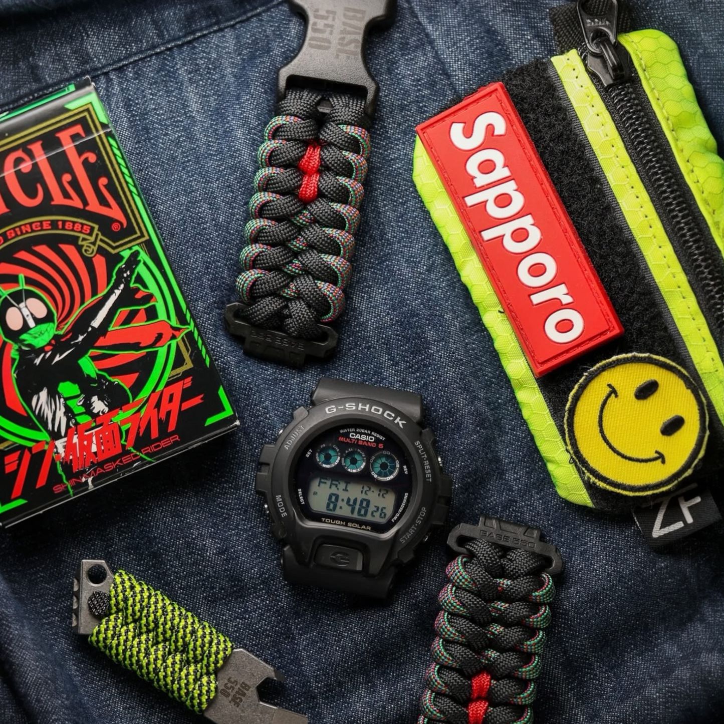BASE 550 Duraflex Buckle Paracord Watch Strap